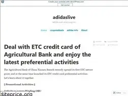 Sites similar to adidaslive.wordpress.com