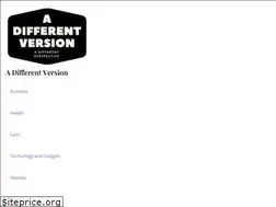 Sites similar to adifferentversion.com