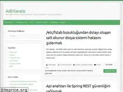 Sites similar to adilkaraoz.com