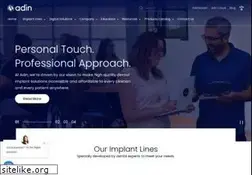 Sites similar to adin-implants.com