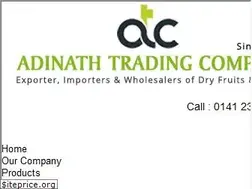 Sites similar to adinathtradingcompany.com