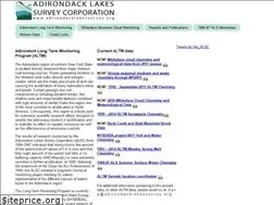 Sites similar to adirondacklakessurvey.org
