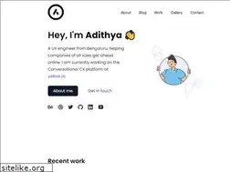 Sites similar to adithyabhat.com