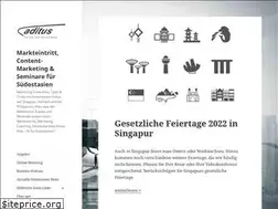 Sites similar to aditus-singapur.com