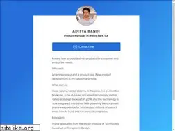 Sites similar to adityabandi.com