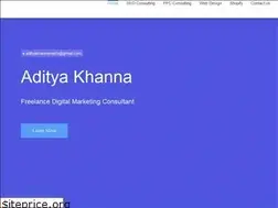 Sites similar to adityakhanna.co.uk