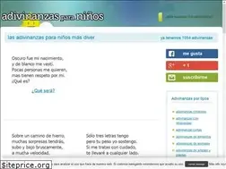 Sites similar to adivinanzasparaninos.es