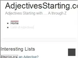 Sites similar to adjectivesstarting.com