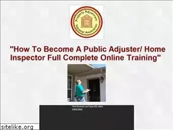Sites similar to adjustingschool.com