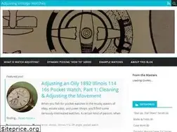 Sites similar to adjustingvintagewatches.com
