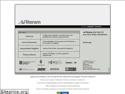 Sites similar to adliteram.com