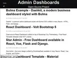 Sites similar to admin-dashboards.com