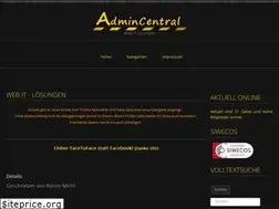 Sites similar to admincentral.de