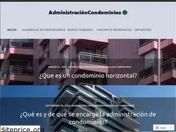 Sites similar to administracioncondominios.wordpress.com