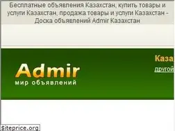 Sites similar to admir.kz