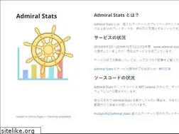 Sites similar to admiral-stats.com