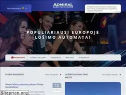 Sites similar to admiralclub.lt