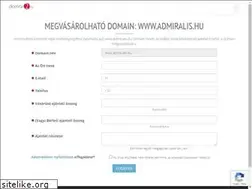Sites similar to admiralis.hu