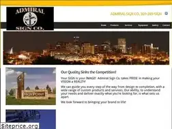 Sites similar to admiralsign.com