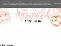 Sites similar to admiravelfeminismo.com.br