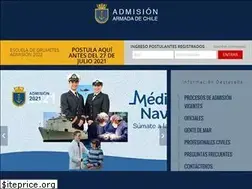 Sites similar to admisionarmada.cl