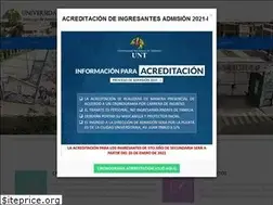 Sites similar to admisionunt.info