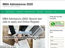 Sites similar to admission.mba