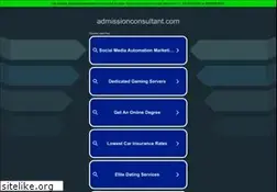 Sites similar to admissionconsultant.com