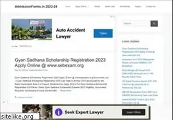 Sites similar to admissionforms.in