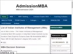 Sites similar to admissionmba.in