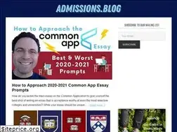 Sites similar to admissions.blog