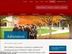 Sites similar to admissions.cua.edu