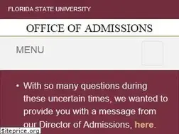 Sites similar to admissions.fsu.edu