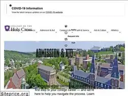 Sites similar to admissions.holycross.edu