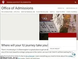 Sites similar to admissions.indiana.edu