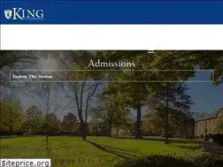 Sites similar to admissions.king.edu