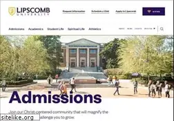 Sites similar to admissions.lipscomb.edu