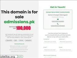 Sites similar to admissions.pk