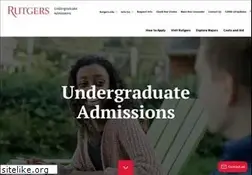 Sites similar to admissions.rutgers.edu