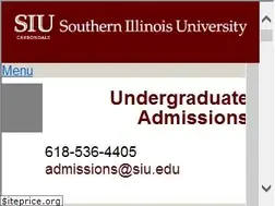 Sites similar to admissions.siu.edu