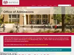 Sites similar to admissions.unm.edu
