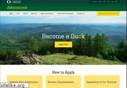 Sites similar to admissions.uoregon.edu