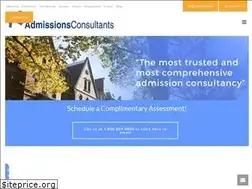 Sites similar to admissionsconsultants.com