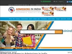 Sites similar to admissionsinindia.com