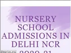 Sites similar to admissionsnursery.com