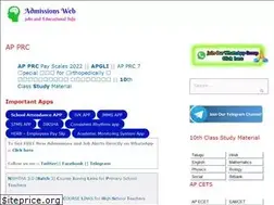 Sites similar to admissionsweb.in