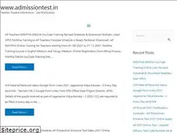 Sites similar to admissiontest.in