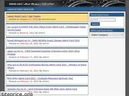 Sites similar to admitcard.net.in