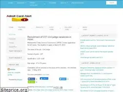Sites similar to admitcardalerts.blogspot.in