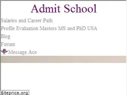 Sites similar to admitschool.com
